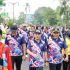 Meriah, Ribuan Warga Muba Jalan Sehat dan Senam Bareng Pj Bupati Apriyadi