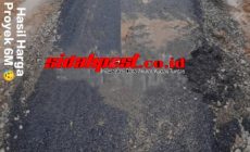 Permalink to Proyek Jalan Aspal Senilai 6M Baru Seumur Jagung Sudah Rusak, Warga Sunur Kecewa Pengerjakannya Dibuat Asal Jadi
