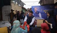 Permalink to KNPI) Lampung berkolaborasi dengan (GPL) Membagikan Puluhan Paket Sembako