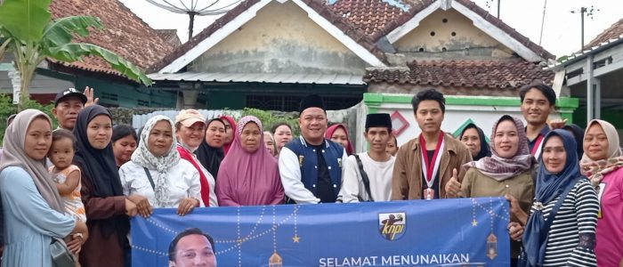 KNPI Lampung dan GMNI Sumbangkan Sembako di Bandar Lampung Selama Ramadan