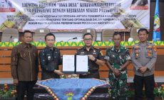 Permalink to Pemkab Pringsewu Bersama Kejaksaan Negeri Pringsewu Launching Program Jaga Desa dan Penandatanganan MoU