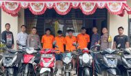 Permalink to Tim Gabungan Tekab 308 Presisi Polres Pringsewu Berhasil Meringkus Komplotan Pencuri Motor, 21 Unit Kendaraan Disita