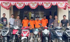 Permalink to Tim Gabungan Tekab 308 Presisi Polres Pringsewu Berhasil Meringkus Komplotan Pencuri Motor, 21 Unit Kendaraan Disita