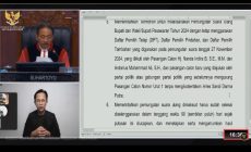 Permalink to Pilkada Ulang Kabupaten Pesawaran, MK Diskualifikasi Aries Sandi
