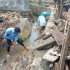 Suasana Lebaran Idul Fitri, Pemkot Bandar Lampung Terjunkan Tim untuk Memperbaiki Talud yang Jebol
