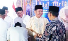 Ribuan Masyarakat OKU Timur Antusias Silaturahmi Halal Bihalal Bersama Gubernur Herman Deru