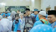 Gubernur Mirza dan Wagub Jihan Lepas Keberangkatan Jemaah Haji Kloter 7 Asal Bandarlampung