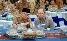 Gubernur Rahmat Mirzani Djausal Pimpin High Level Meeting Tim Percepatan dan Perluasan Digitalisasi Daerah