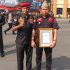 Polda Lampung Berikan Piagam Penghargaan kepada Sekda DPD Grib Jaya Provinsi Lampung Herman atas Dedikasi sebagai Sabuk Kamtibmas