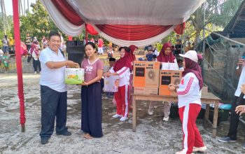 Permalink to Semarak HUT ke-81 RI, Pekon Teba Gelar Senam dan Jalan Sehat, Ratusan Warga Berebut Hadiah