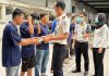 Permalink to Antisipasi Dampak Abu Vulkanik Gunung Anak Krakatau, Rutan Kota Agung Bagikan Masker kepada Warga Binaan