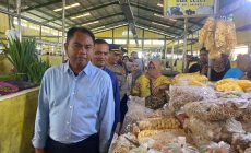 Jelang Idul Fitri, Bupati Sergai Pimpin Sidak Pasar: Harga Stabil, Stok Bahan Pokok Aman