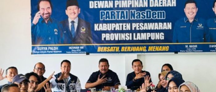 DPD Partai Nasdem Pesawaran Gelar Rakor Persiapan Giat Selama Bulan Suci Ramadhan 1447 H