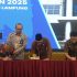 Ketua DPRD Provinsi Lampung Memberikan Sambutan dalam Acara Penyerahan LHP Semester II Tahun 2025 oleh BPK