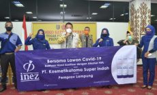 Permalink to Tim Gugus Tugas Penanganan Covid-19 Provinsi Lampung Terima Bantuan Sosial Handsanitizer