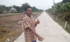 APBDes 2021 Desa Muara Asri Di Alokasikan Pembangunan Jalan Rabat Beton