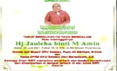 Permalink to KABAR DUKA : IBUNDA DARI BUPATI OKU SELATAN DAN KETUA DPRD OKU SELATAN, HJ JAULEHA TUTUP USIA DI UMUR 56 TAHUN